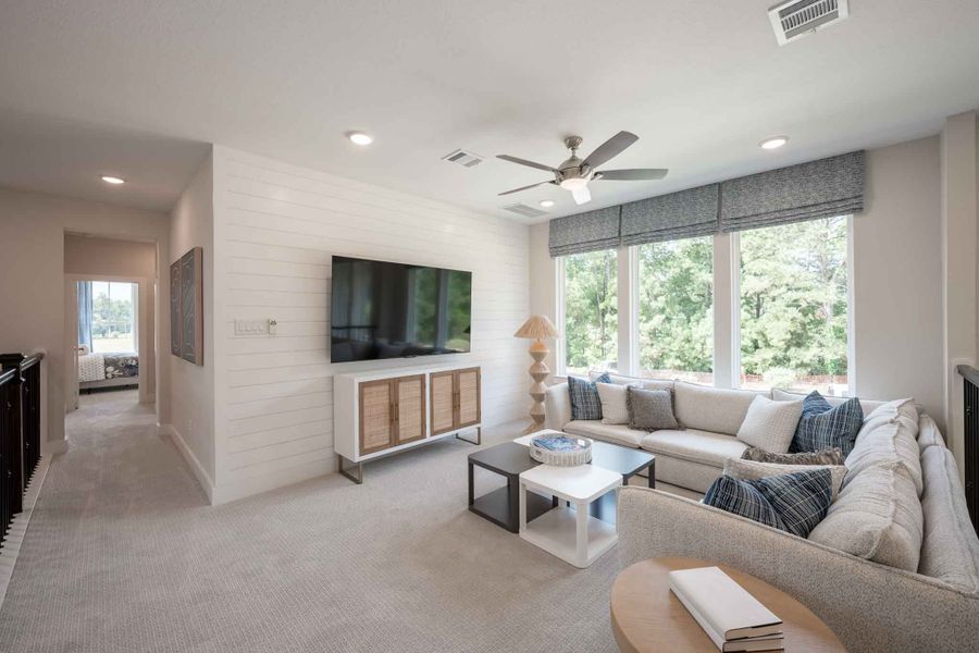 Furnished interior view inside a new home in Oakhill Reserve, Tomball (Image 14).
