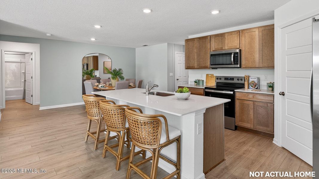 Furnished interior view inside a new home in Sawmill Branch, Palm Coast (Image 9).