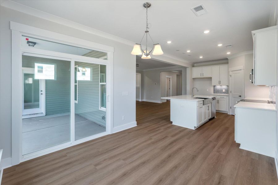 Furnished interior view inside a new home in Parker's Preserve, Ridgeville (Image 8). Furnished interior view inside a new home in Parker's Preserve, Ridgeville (Image 8).