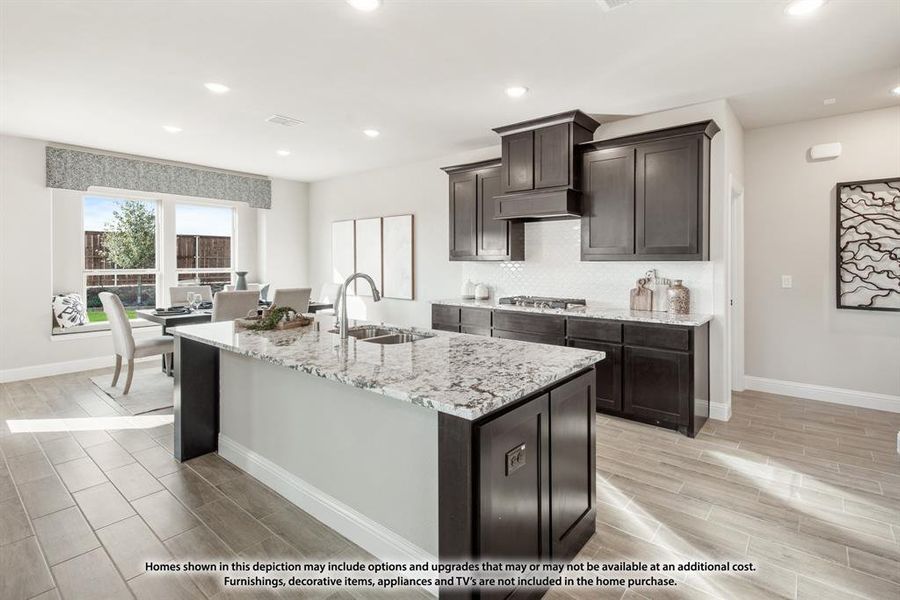 Furnished interior view inside a new home in Liberty, Melissa (Image 20). Furnished interior view inside a new home in Liberty, Melissa (Image 20).