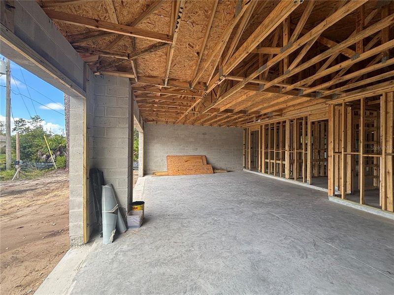 In-progress construction of a new home in , Palm Coast, FL (Image 37).