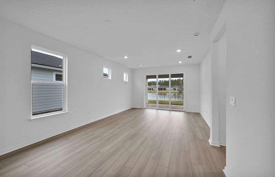 Spacious, unfurnished interior of a new home in Del Webb Wildlight, Wildlight (Image 17).