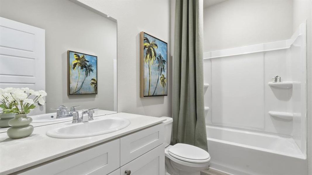 Furnished interior view inside a new home in Townes Landing, Fort Worth (Image 18). Furnished interior view inside a new home in Townes Landing, Fort Worth (Image 18).