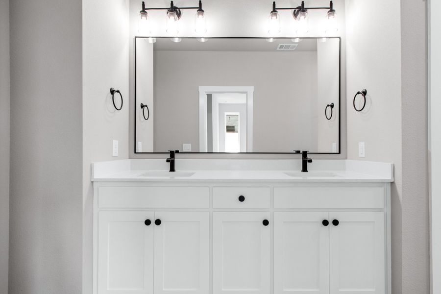 Furnished interior view inside a new home in Wildridge, Oak Point (Image 19).