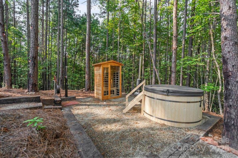 Exterior details and patio area of a home in , Union Mills (Image 26).