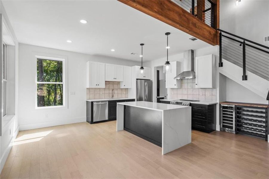 Furnished interior view inside a new home in , Ellijay (Image 42).