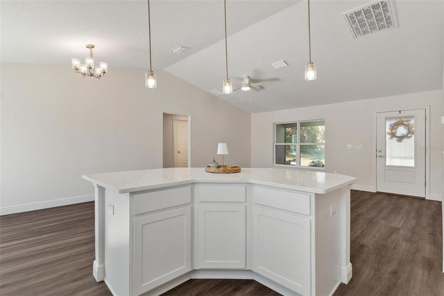 Furnished interior view inside a new home in , Leesburg (Image 9).