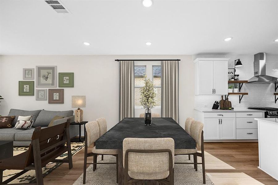 Furnished interior view inside a new home in Heritage Ranch, Sherman (Image 9). Furnished interior view inside a new home in Heritage Ranch, Sherman (Image 9).