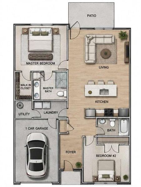 2D floor plan layout of this home in , Cleveland, GA (Image 3). 2D floor plan layout of this home in , Cleveland, GA (Image 3).