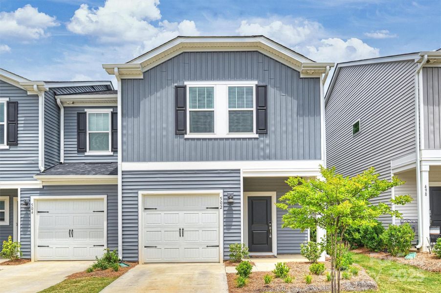 Front exterior of a new home in , Fort Mill, SC, highlighting curb appeal (Image 19). Front exterior of a new home in , Fort Mill, SC, highlighting curb appeal (Image 19).