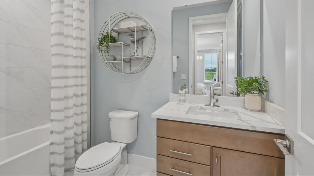 Furnished interior view inside a new home in Ardisia Park, New Smyrna Beach (Image 37).