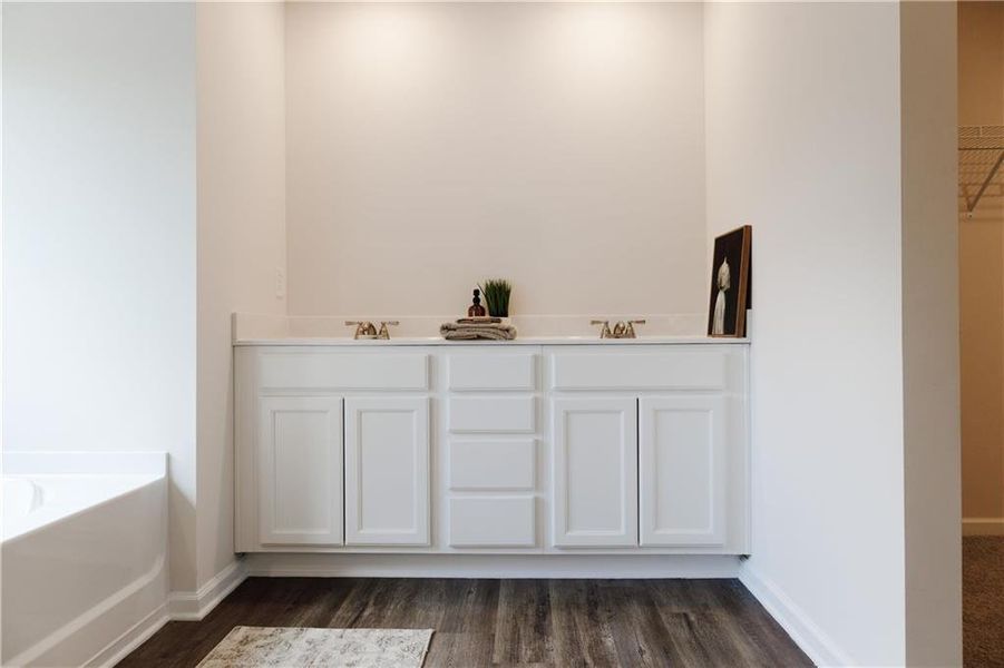Furnished interior view inside a new home in Castleberry Pointe, Dawsonville (Image 4).