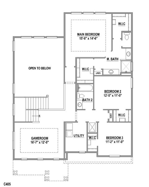 Plan C405 2nd Floor