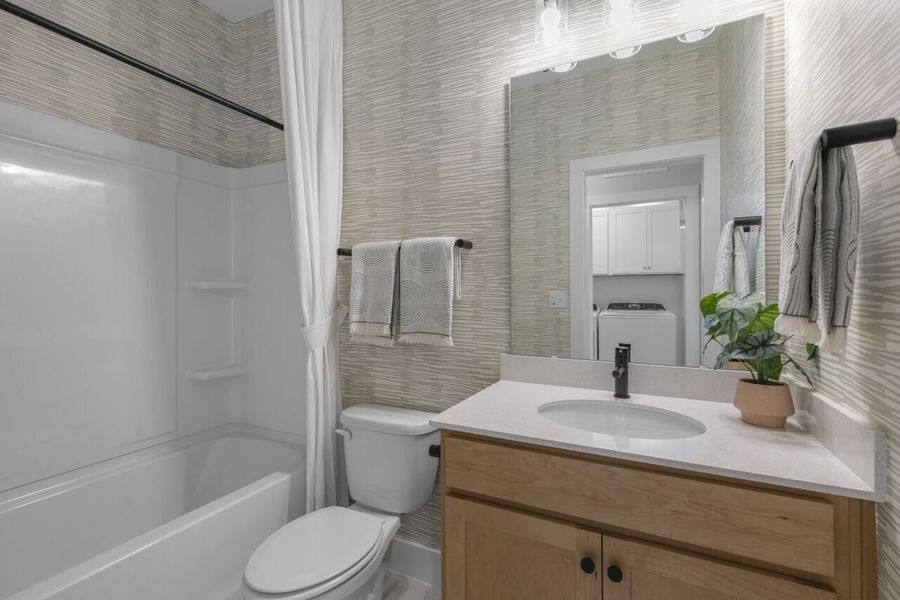 Representative furnished interior of a home built from the Glades by Mattamy Homes in Providence Creek, Fuquay Varina (Image 11).