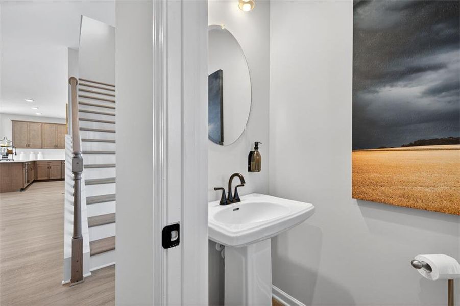 Furnished interior view inside a new home in The Andros, Dalton (Image 6).