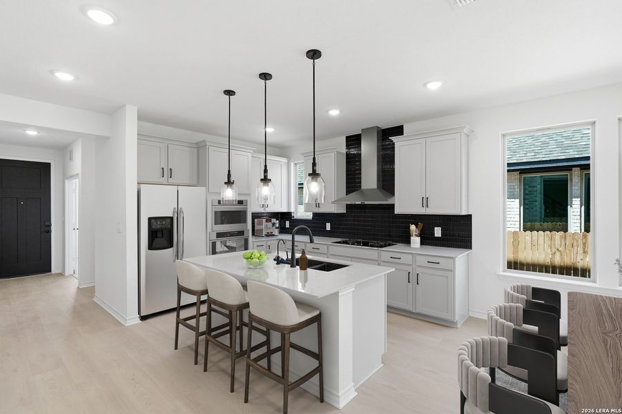 Furnished interior view inside a new home in Bison Ridge, San Antonio (Image 3).