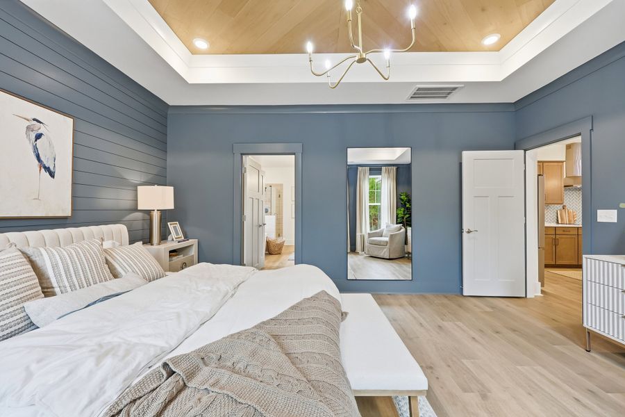 Representative furnished interior of a home built from the Carolyn II by Great Southern Homes in Edgefield, Loris (Image 42).