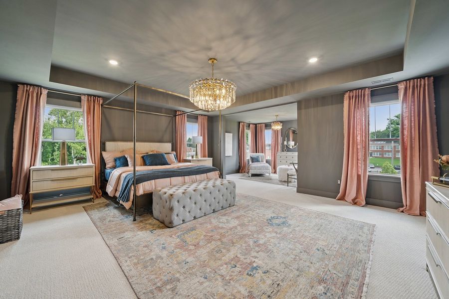 Representative exterior photo of a completed home built from the Yates II - Vanguard Collection by Mungo Homes in Sweetbrier, Durham, NC (Image 30).