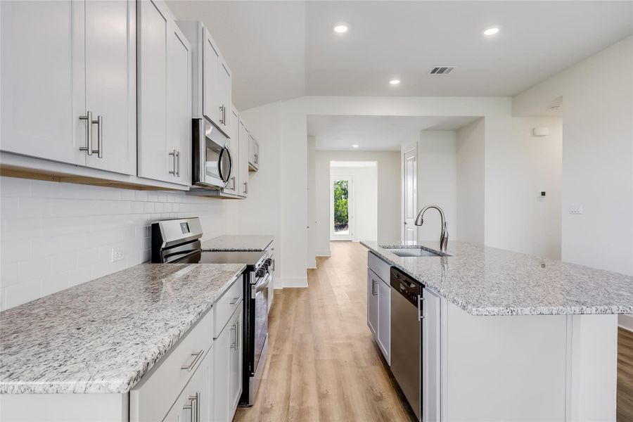 Furnished interior view inside a new home in , Lago Vista (Image 11).