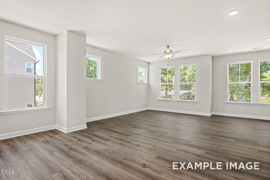 Spacious, unfurnished interior of a new home in Camden Park, Knightdale (Image 17). Spacious, unfurnished interior of a new home in Camden Park, Knightdale (Image 17).