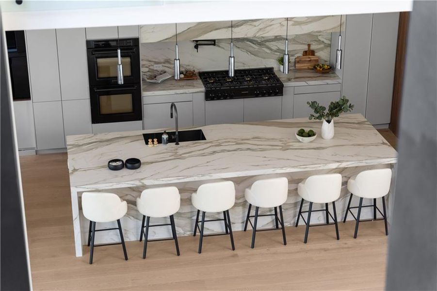 Furnished interior view inside a new home in , Atlanta (Image 30).