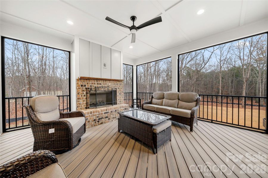Furnished interior view inside a new home in , Clover (Image 4).