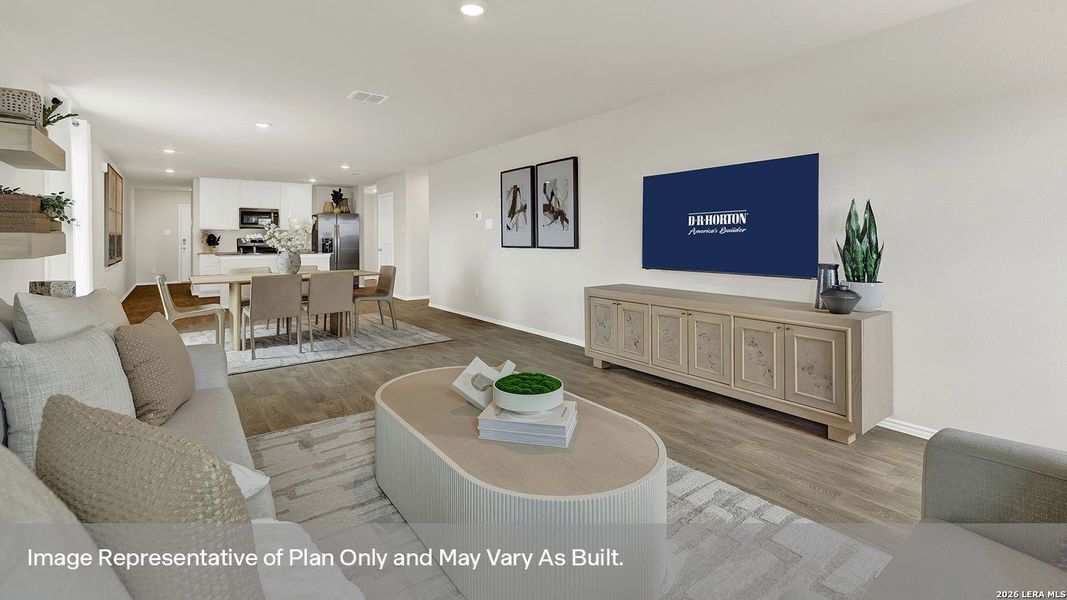Furnished interior view inside a new home in Lantana, Lockhart (Image 9).