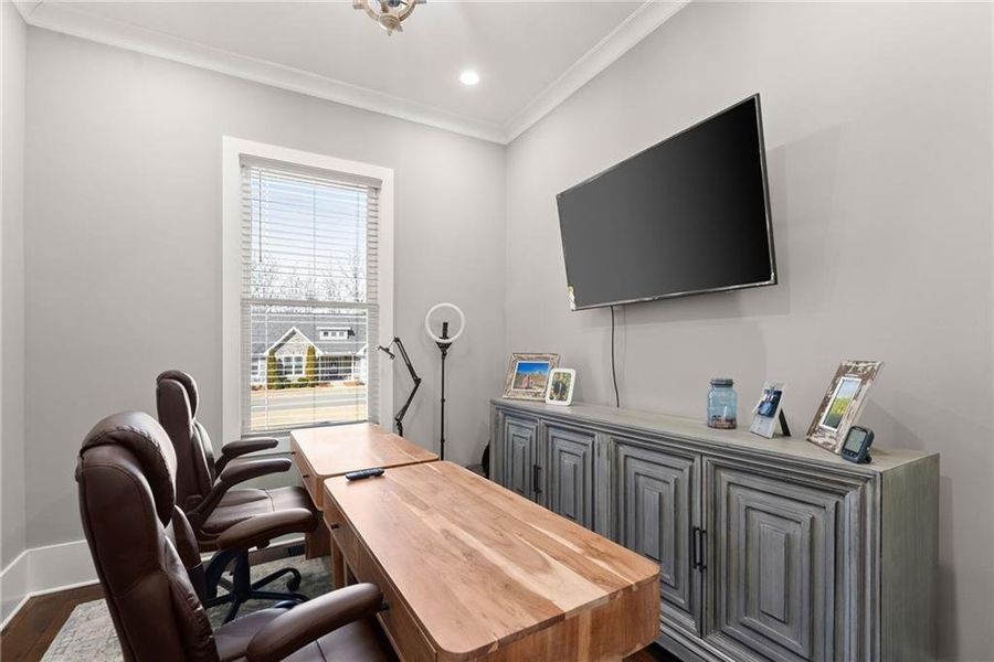 Furnished interior view inside a new home in , Cleveland (Image 56).