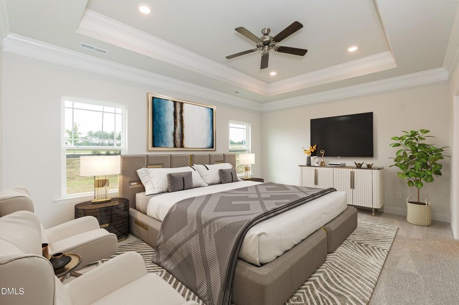 Furnished interior view inside a new home in Southern Estates, Sanford (Image 11).