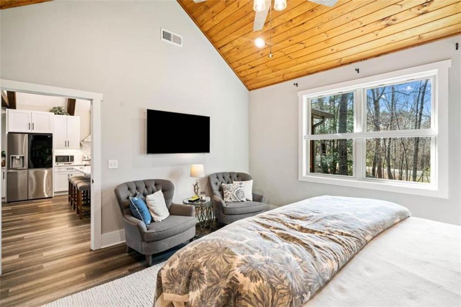 Furnished interior view inside a new home in , Ellijay (Image 20).
