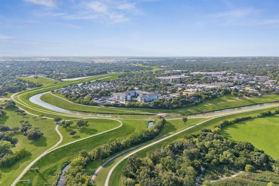 View overlooking the peninsula and excellent location of the River District.