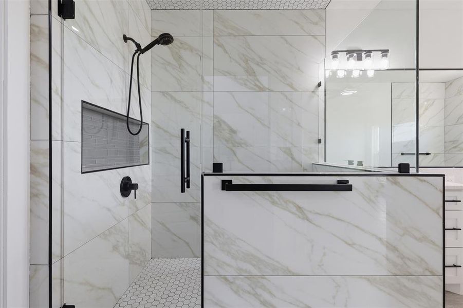 Close-up of interior finishes inside a home in , Mabank (Image 17).