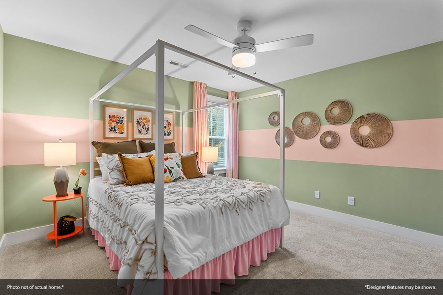 Furnished interior view inside a new home in Scotts Hill Village, Wilmington (Image 24). Furnished interior view inside a new home in Scotts Hill Village, Wilmington (Image 24).