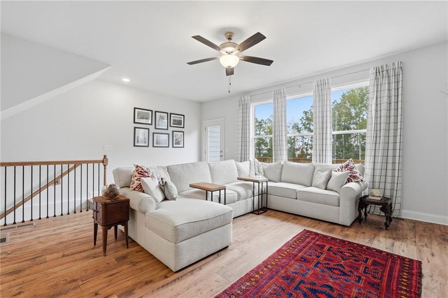Furnished interior view inside a new home in , Sugar Hill (Image 36).
