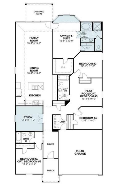 2D floor plan layout of this home in Hallimore Ranch, Rosenberg, TX (Image 4). 2D floor plan layout of this home in Hallimore Ranch, Rosenberg, TX (Image 4).