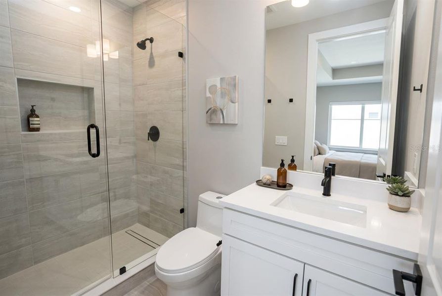 Furnished interior view inside a new home in Bella Collina, Montverde (Image 28).