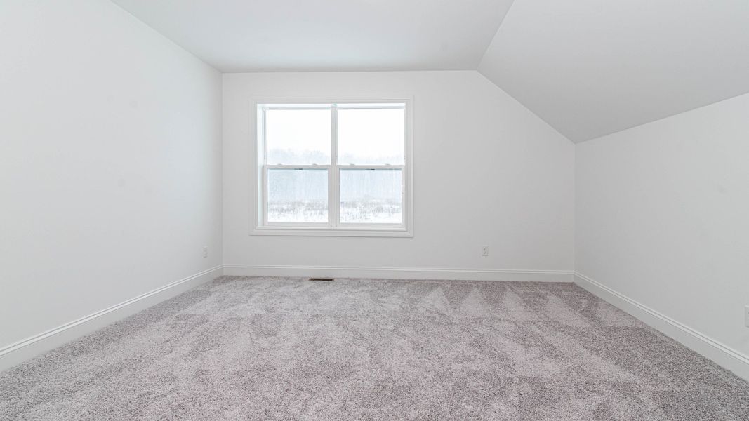 Representative unfurnished interior of a home built from the The Briarhaven III Side Entry by Norfolk Homes in Fosdick Glen of Saline, Saline (Image 47).
