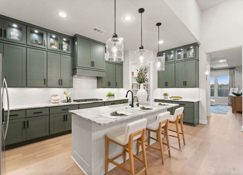 Furnished interior view inside a new home in Fulshear Lakes Gardens, Fulshear (Image 23). Furnished interior view inside a new home in Fulshear Lakes Gardens, Fulshear (Image 23).