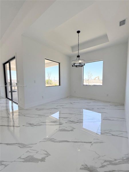 Furnished interior view inside a new home in , Cape Coral (Image 12).