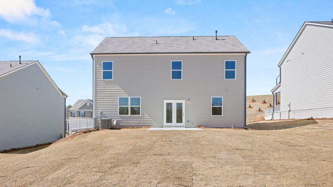 Representative exterior details of a home built from the Flora by D.R. Horton in Sheffield Highlands, Dallas (Image 4).