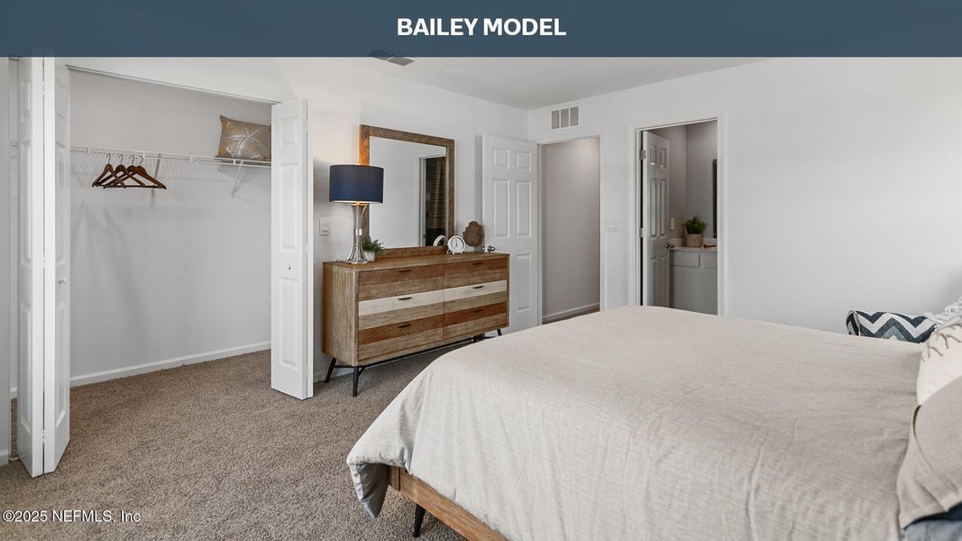 Furnished interior view inside a new home in Liberty Cove, Yulee (Image 13). Furnished interior view inside a new home in Liberty Cove, Yulee (Image 13).