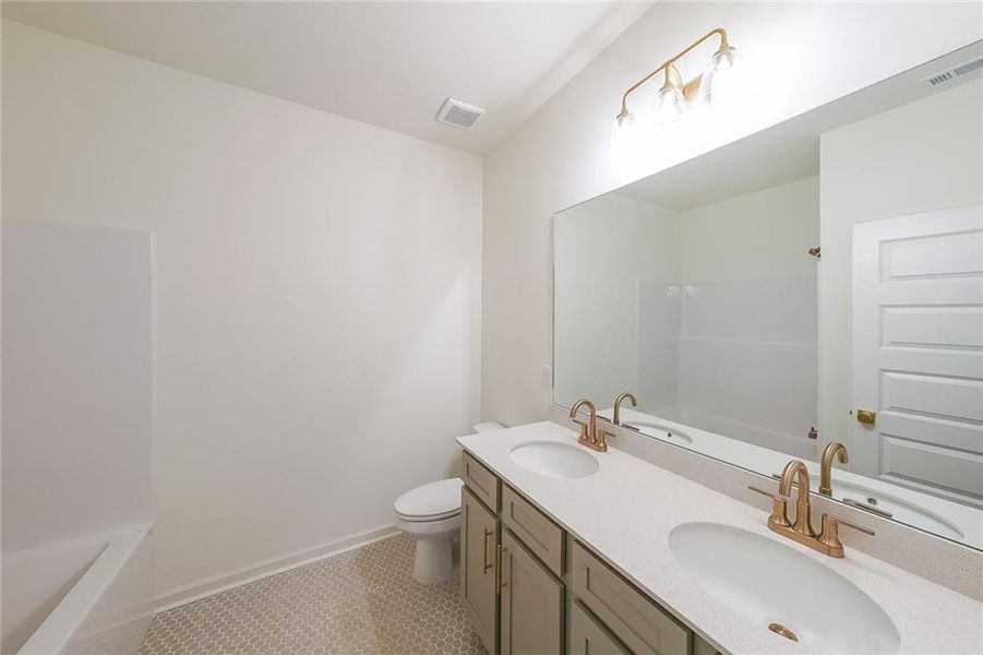 Furnished interior view inside a new home in , Dawsonville (Image 9).