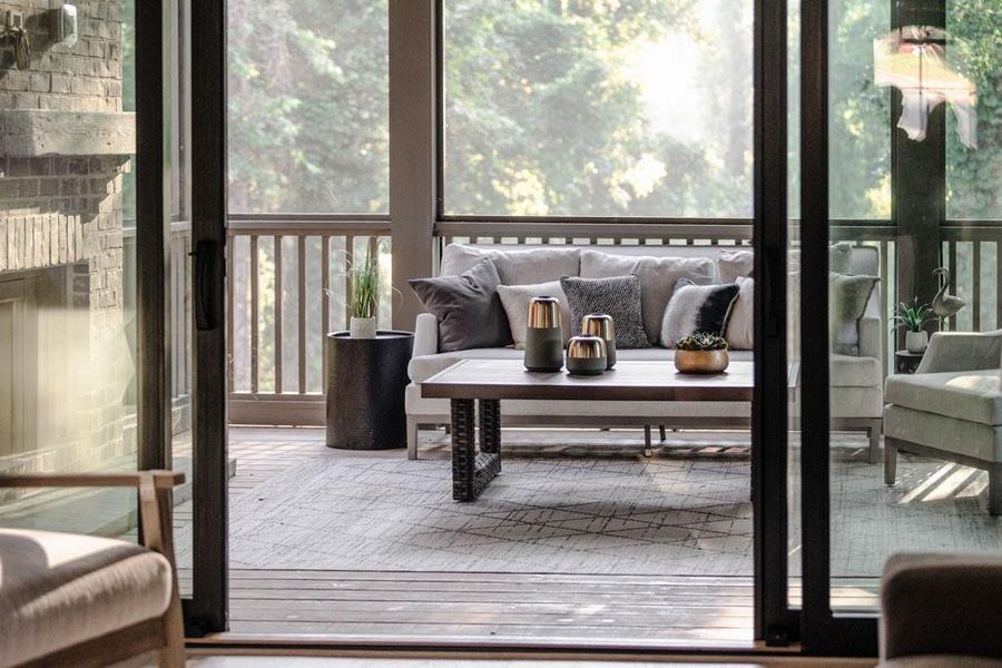 Furnished interior view inside a new home in , Atlanta (Image 28).