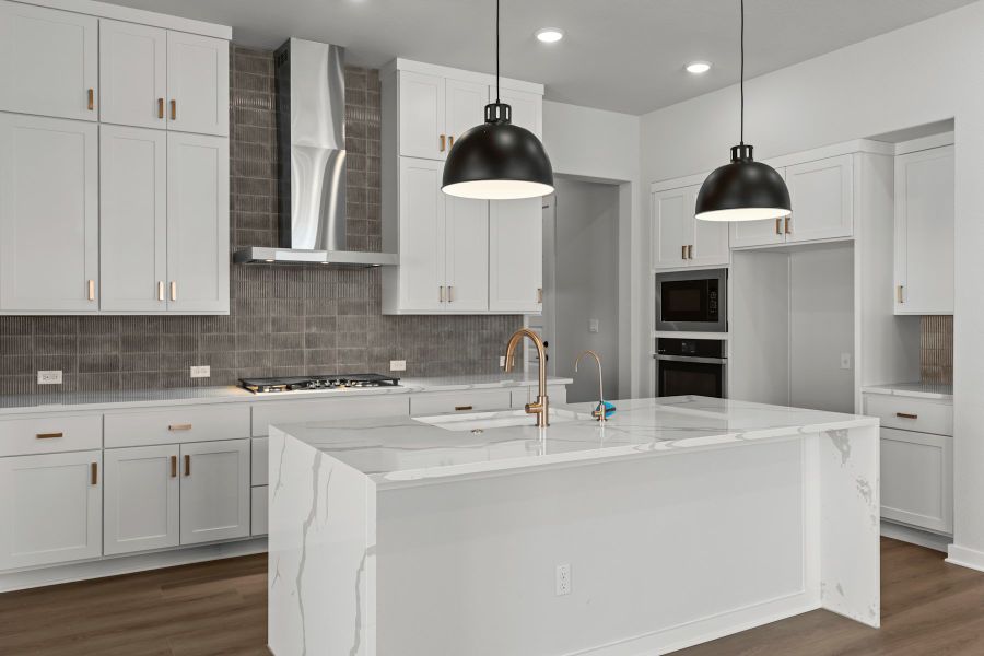 Furnished interior view inside a new home in Lariat, Liberty Hill (Image 5).