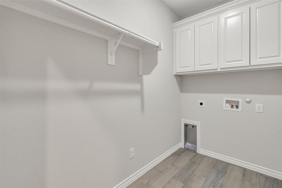 Laundry room.