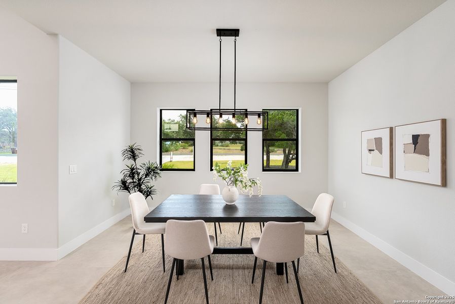 Furnished interior view inside a new home in , San Antonio (Image 32).