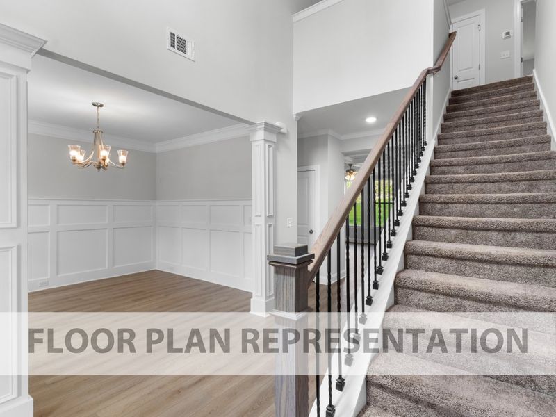 Formal Dining Room | Hampton II Plan by Ivey Homes