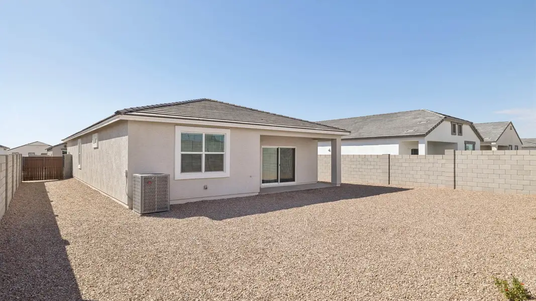 Exterior details and patio area of a home in Copper Falls, Buckeye (Image 2).
