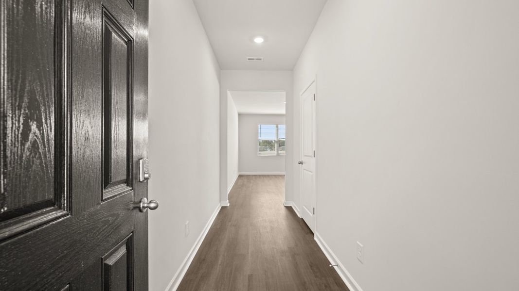 Spacious, unfurnished interior of a new home in Rushing Waters Townhomes, North Augusta (Image 11). Spacious, unfurnished interior of a new home in Rushing Waters Townhomes, North Augusta (Image 11).