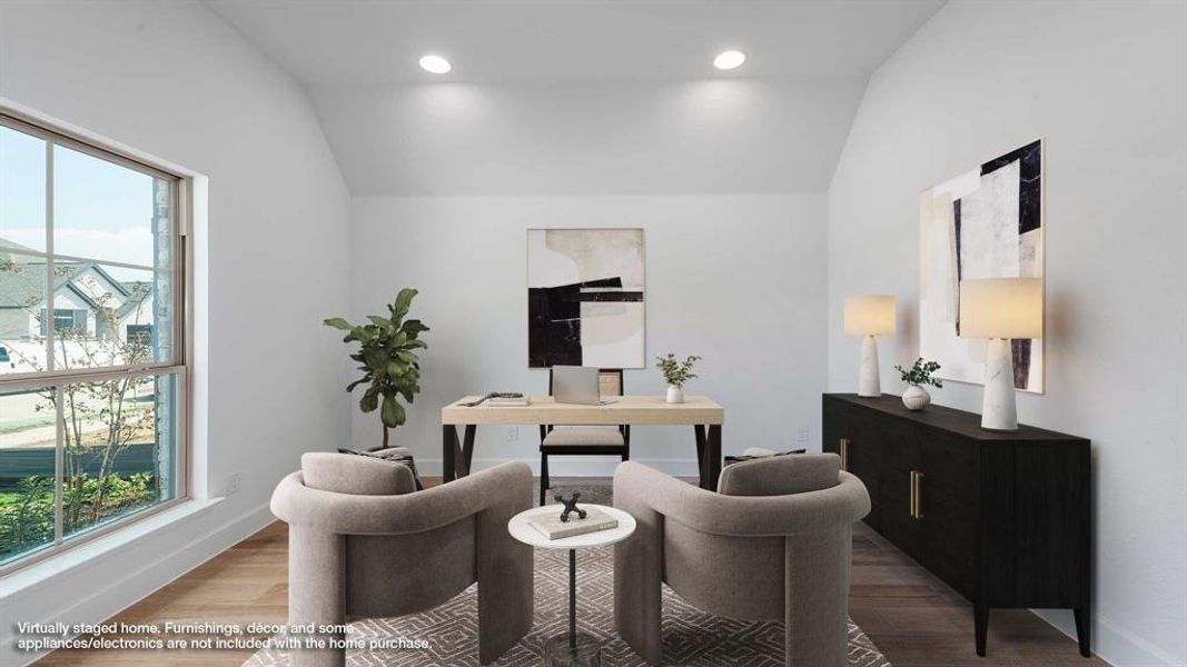 Furnished interior view inside a new home in Trinity Falls 50', McKinney (Image 11). Furnished interior view inside a new home in Trinity Falls 50', McKinney (Image 11).